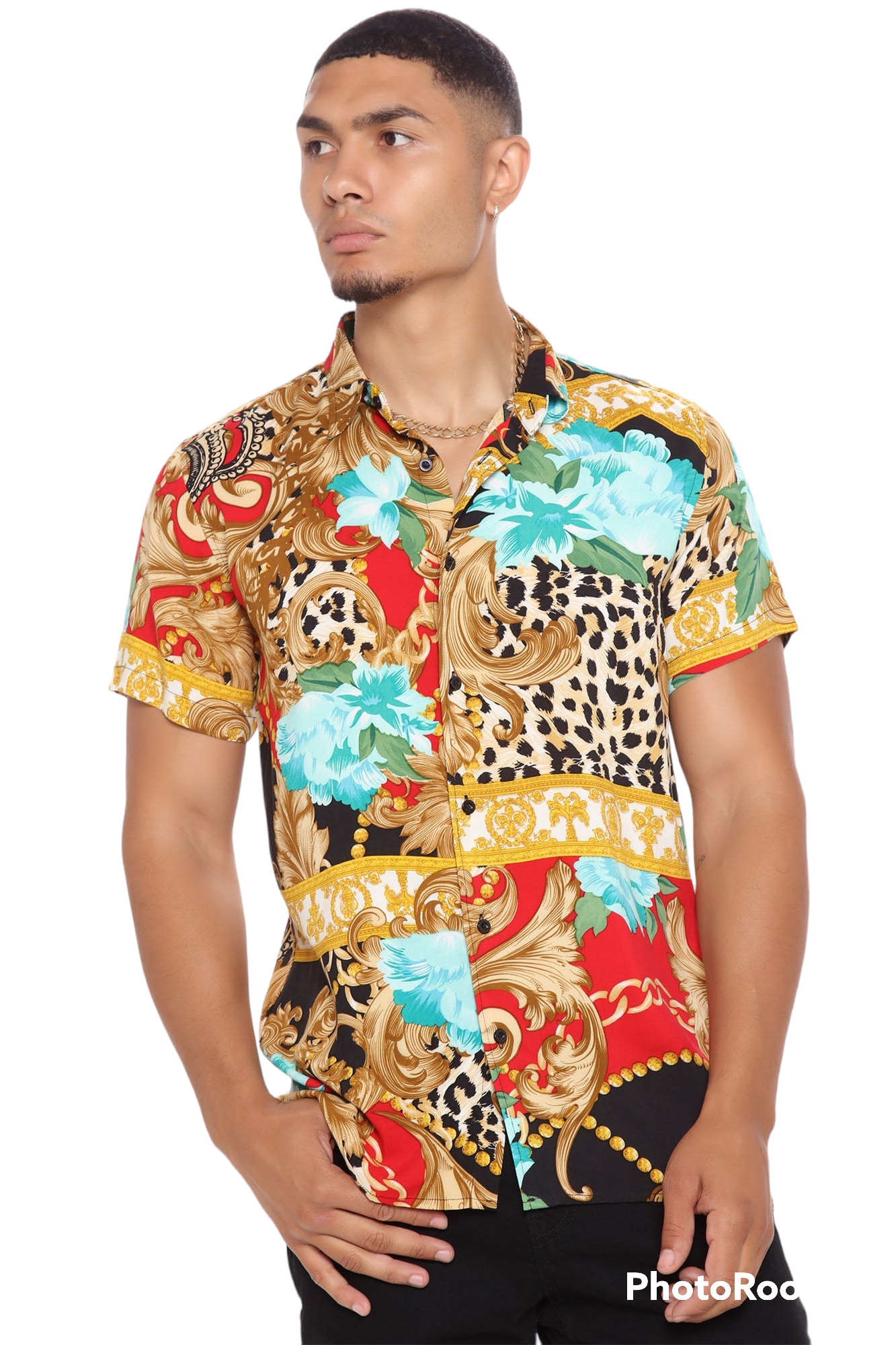 Gold Leopard Shirt
