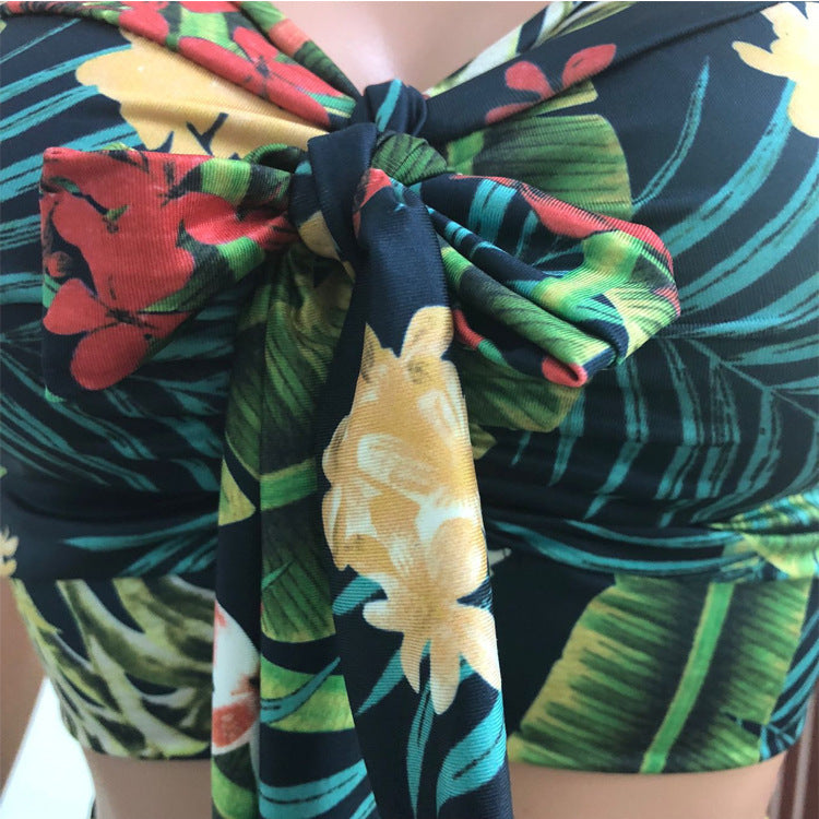 Paradise Tube Top and Skirt Set