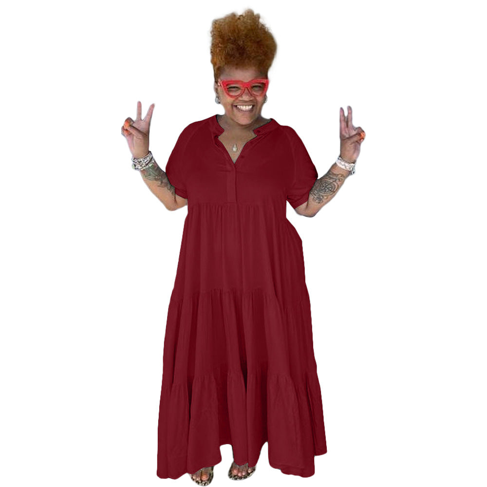 Pull Over Maxi Shirt Dress