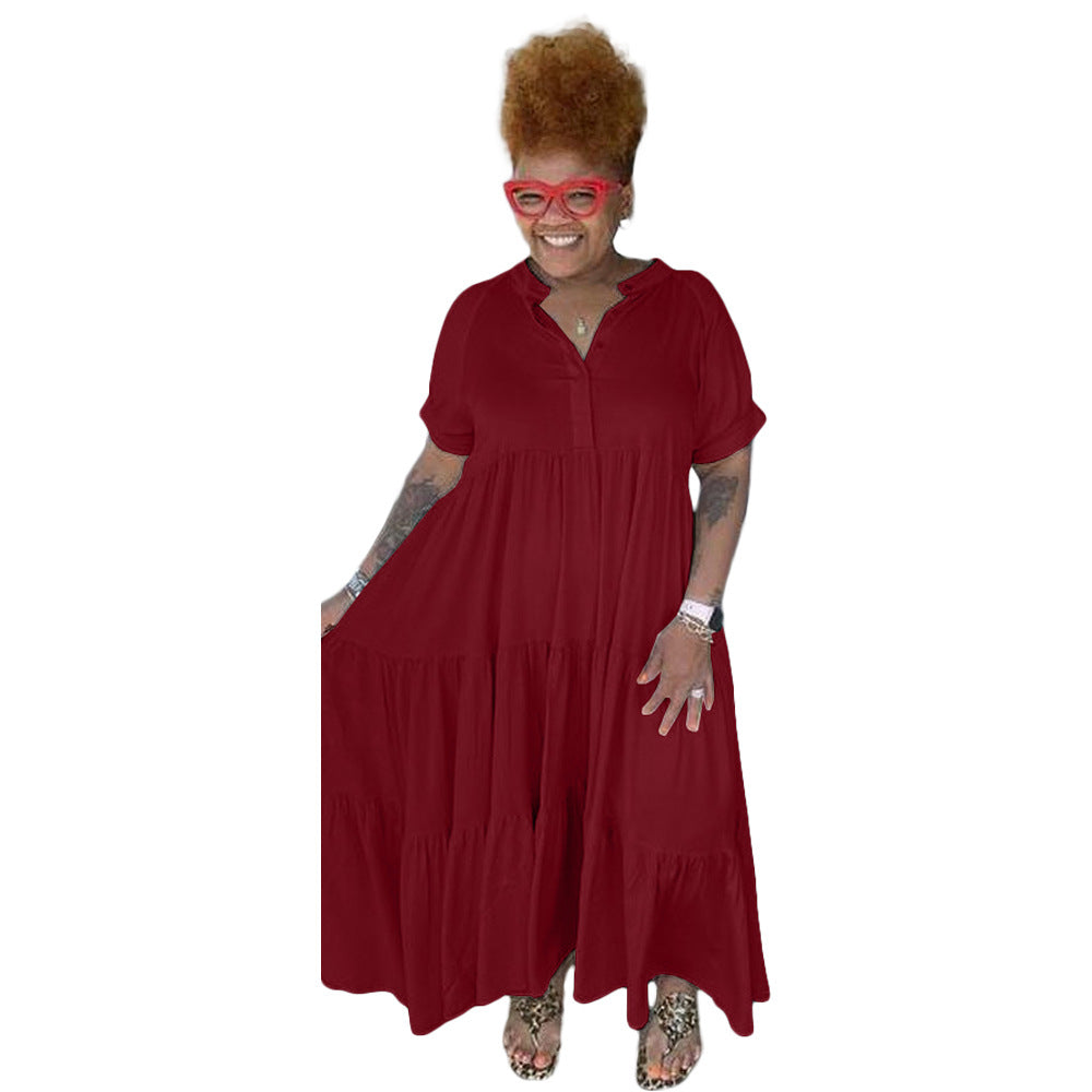 Pull Over Maxi Shirt Dress