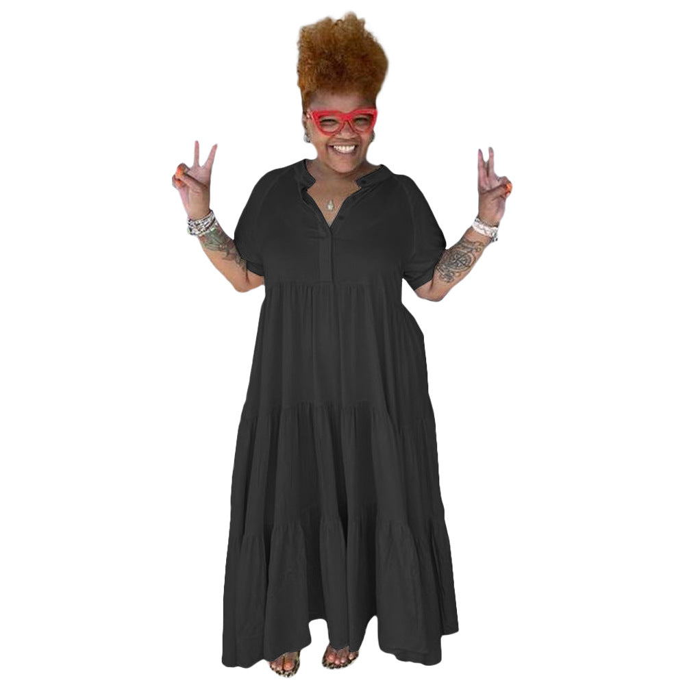 Pull Over Maxi Shirt Dress