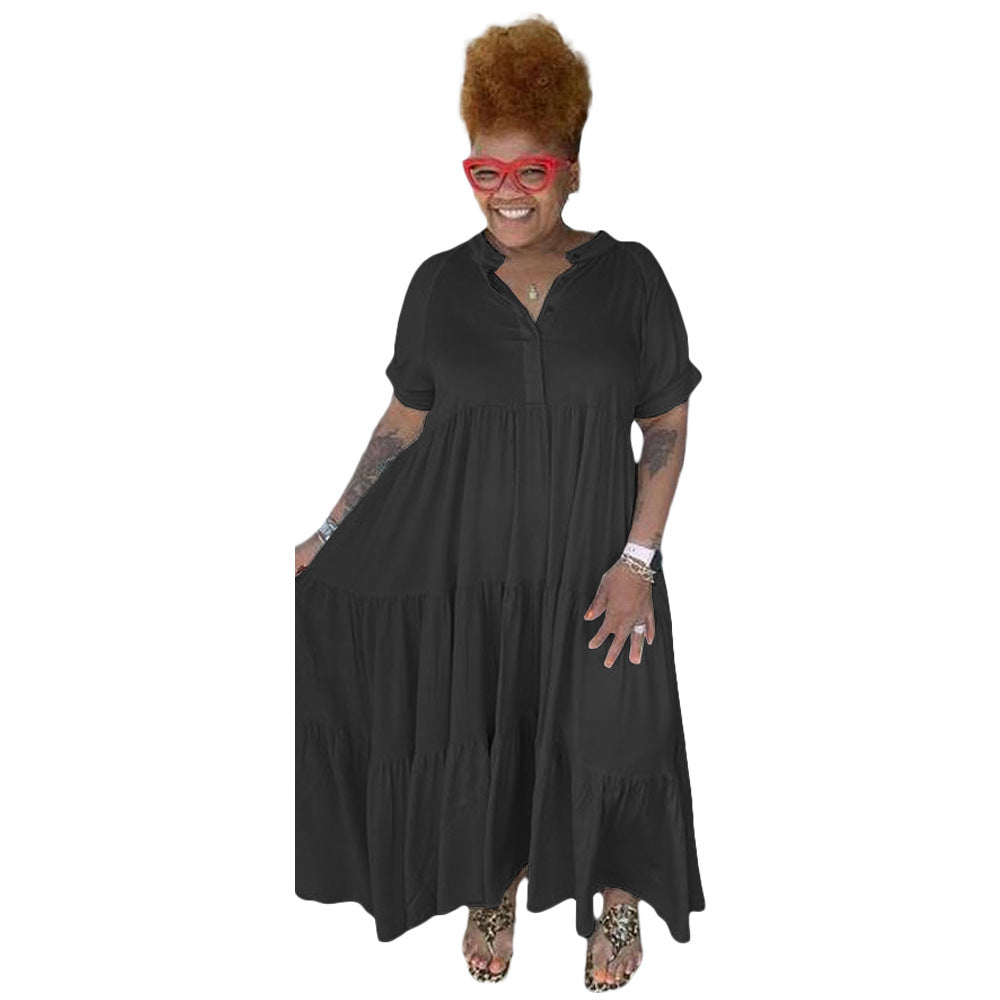 Pull Over Maxi Shirt Dress