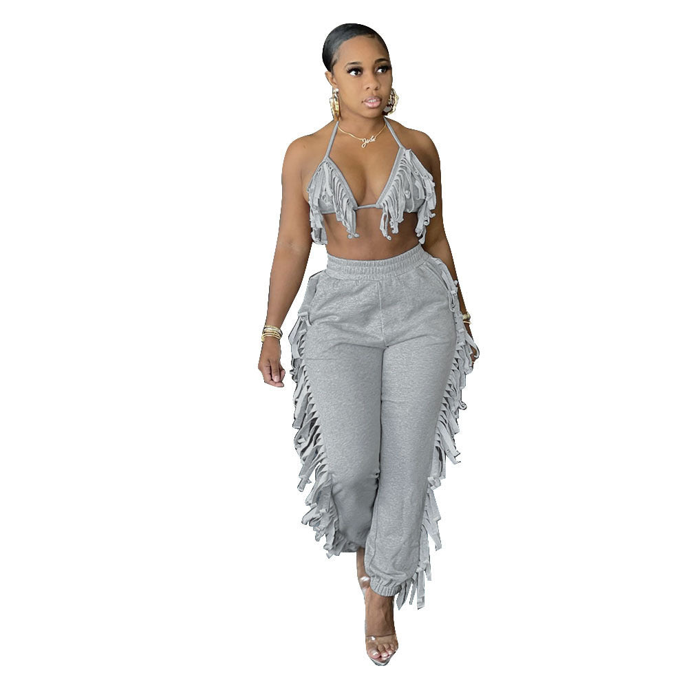 Side Frill Bikini Two Piece Set