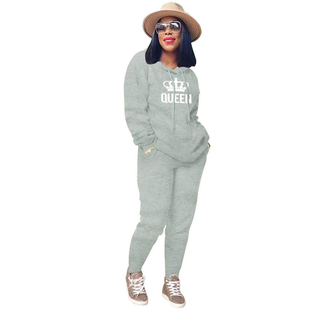 Queen Hoodie Two Piece Set