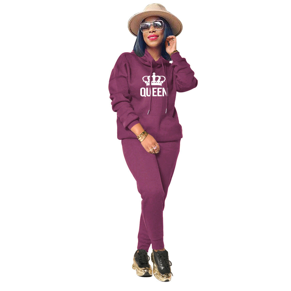 Queen Hoodie Two Piece Set