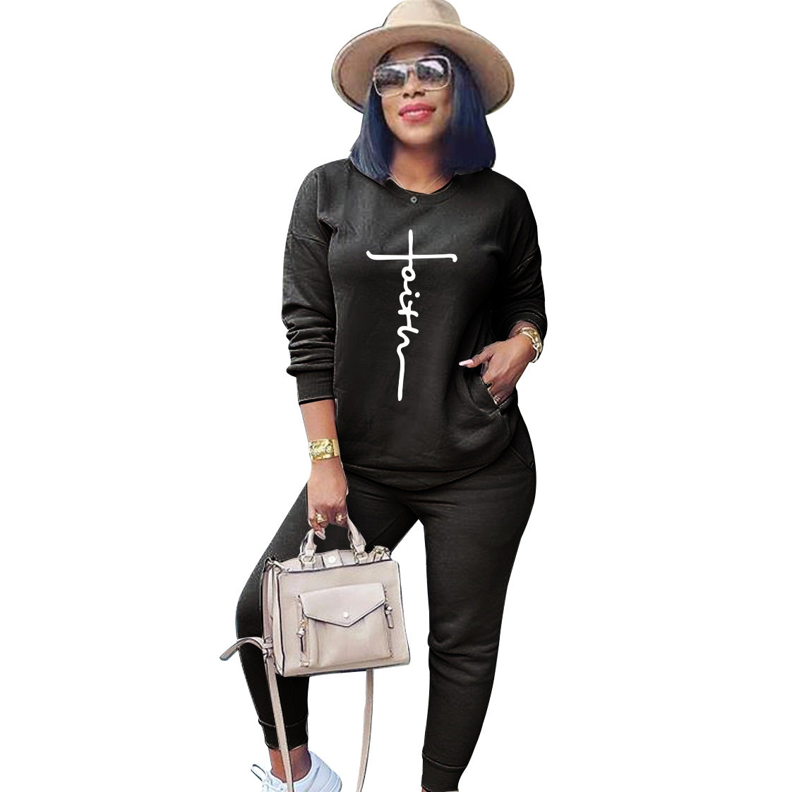 Faith Fleece Two Piece Set