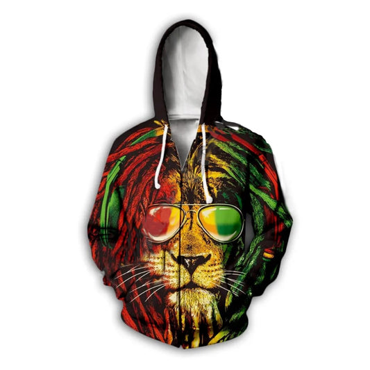 Rasta Lion Hoodie