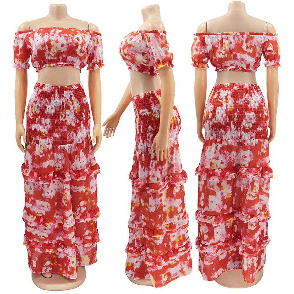 Spanish Ruffle Skirt Set