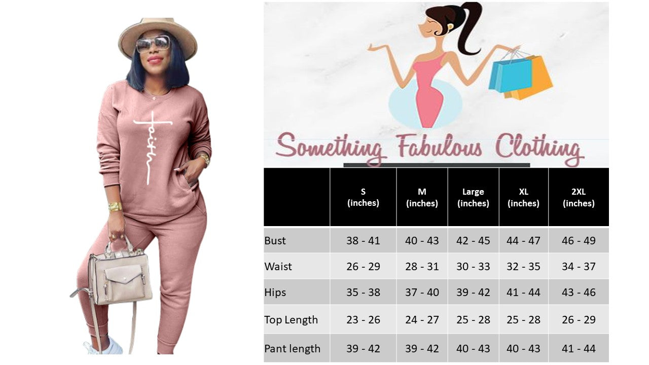 Faith Fleece Two Piece Set