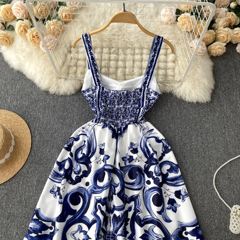 Vintage Print Dress