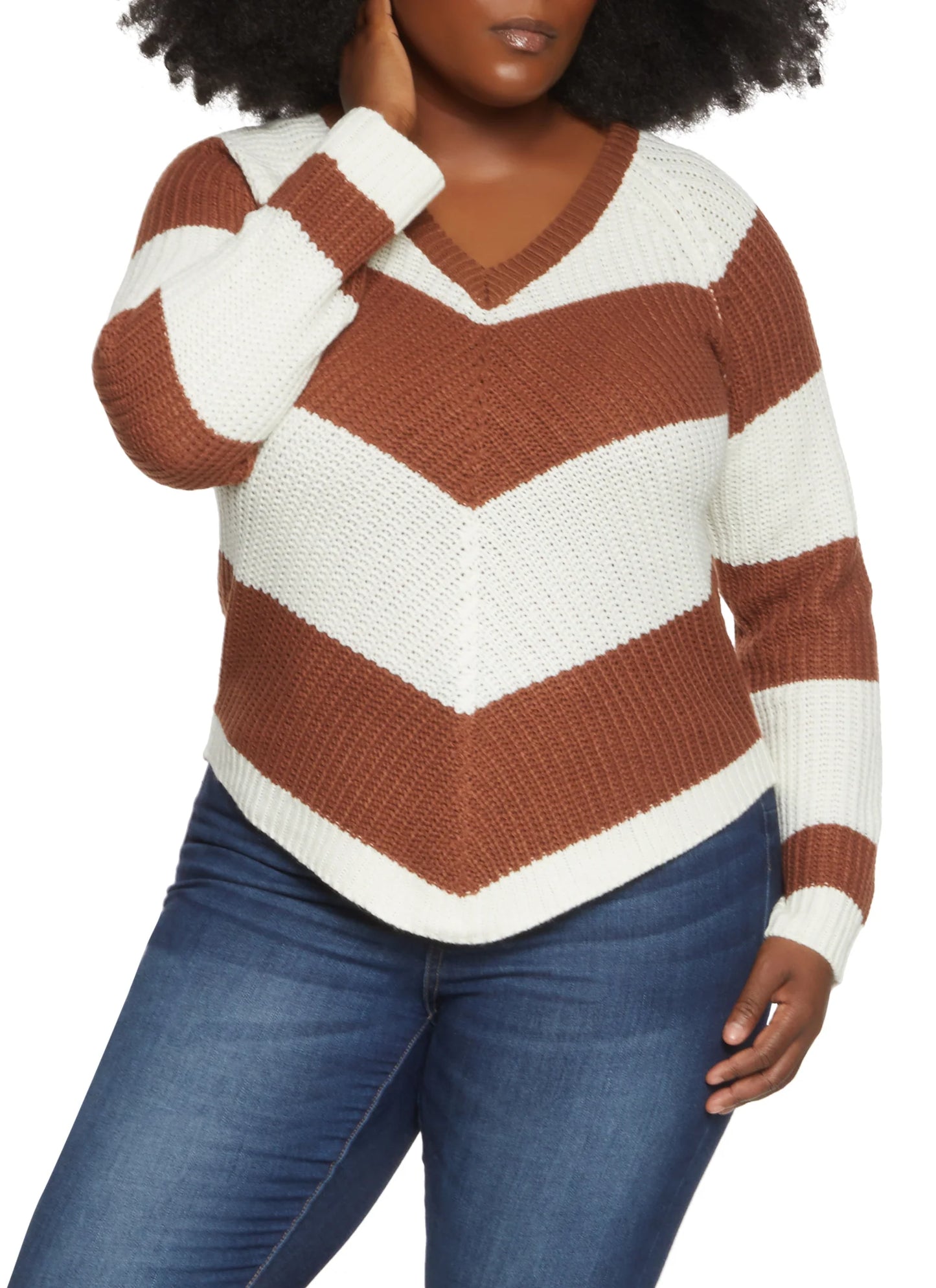 Lace Up Sweater Top