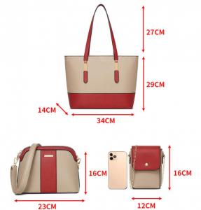 Spilt Color 3 Pc Set