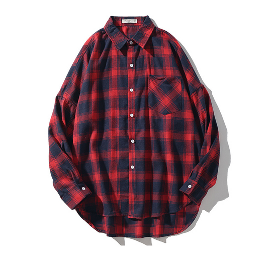 Plaid Button up Jacket