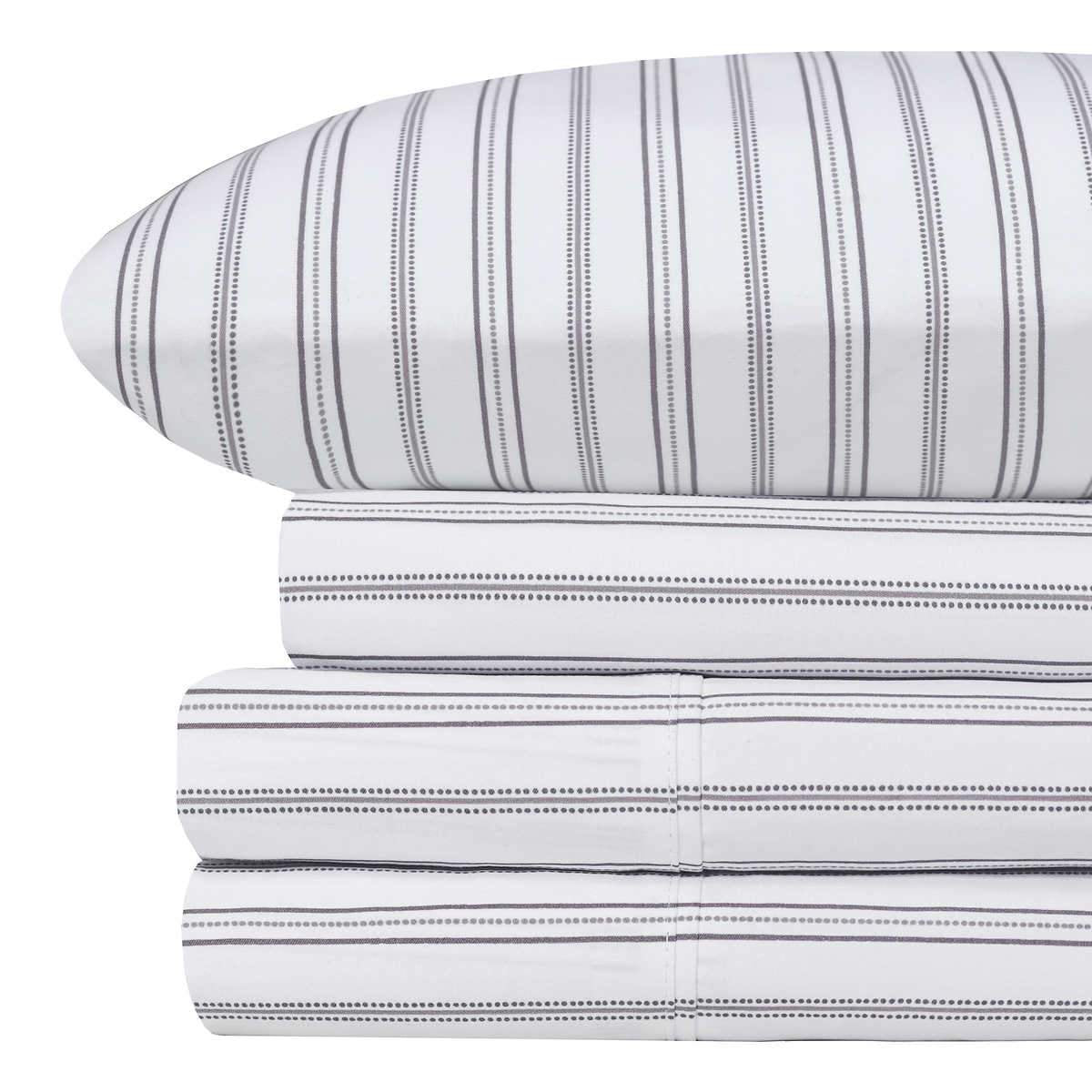 Queen Dots n' Stripes 6 Piece Sheet Set