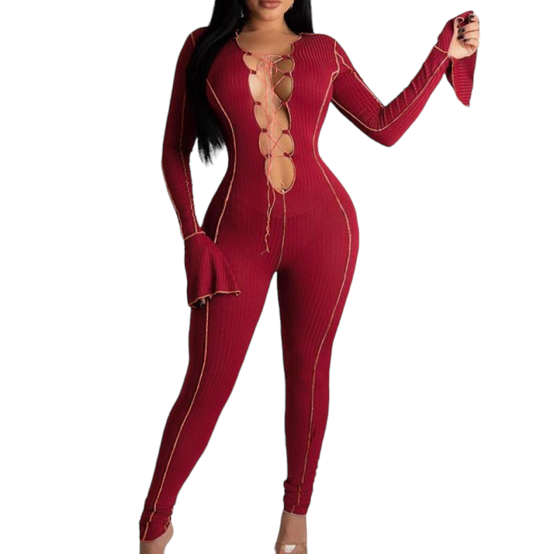 Sexy Seam Jumpsuit