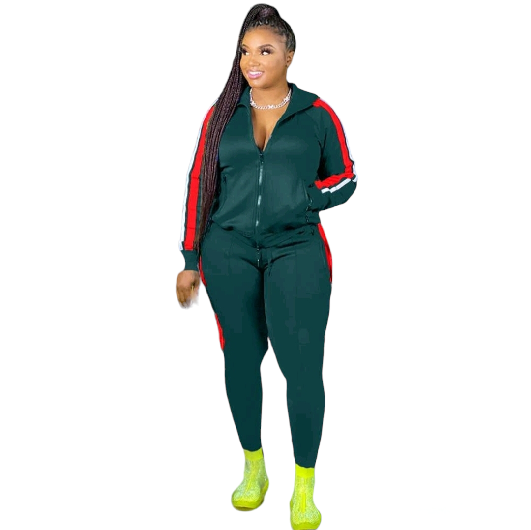 PINK Stripe Tracksuit