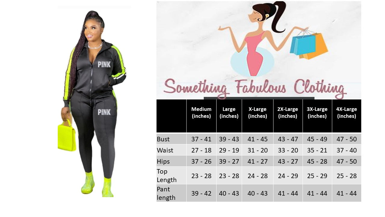 PINK Stripe Tracksuit