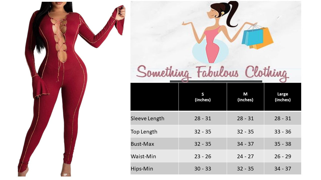 Sexy Seam Jumpsuit