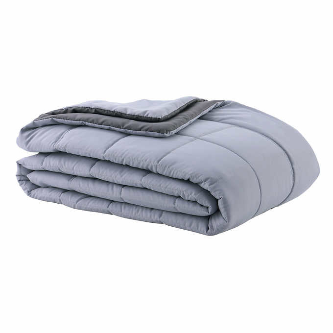 Grey Reversible Down Alternative Blanket